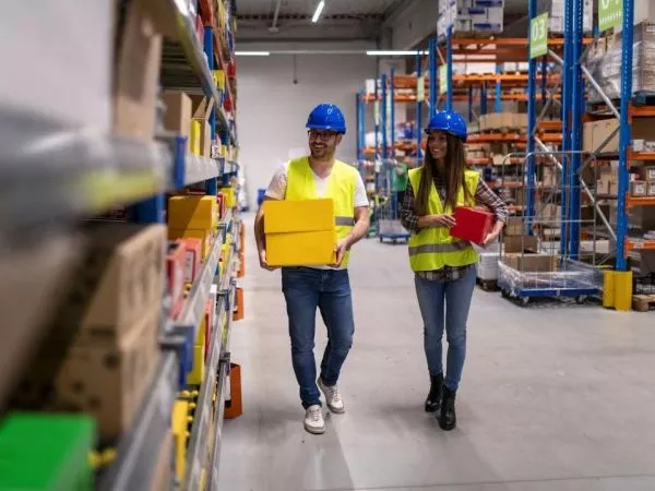 Personas trabajando para el Black Friday 2025