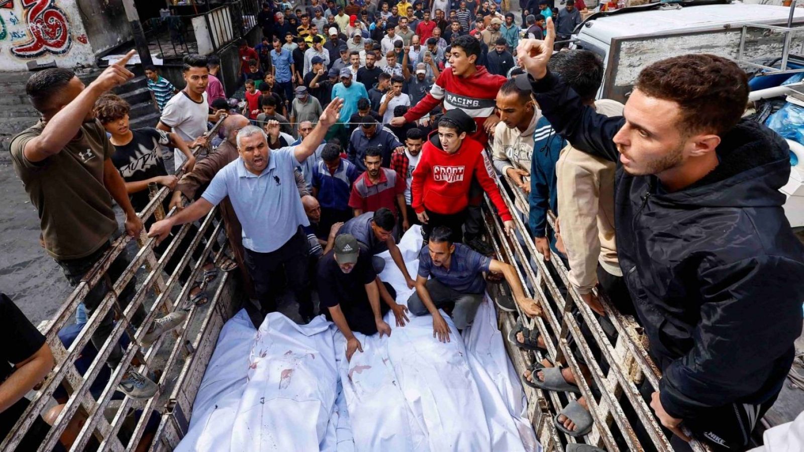 Palestinos en la Franja de Gaza