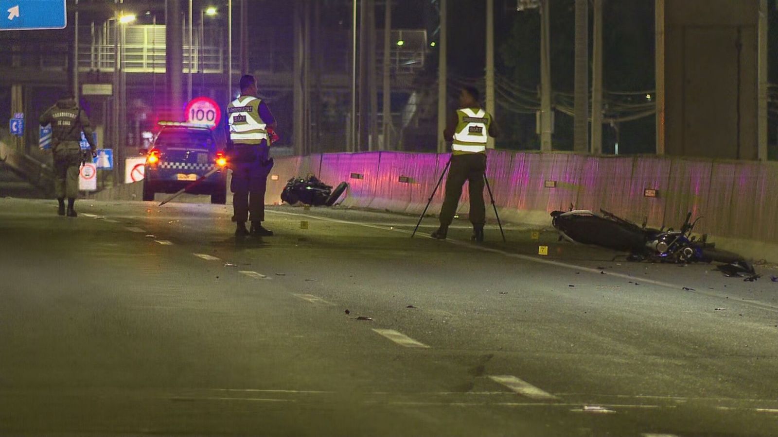 Accidente de tránsito en Ruta 5 Norte.