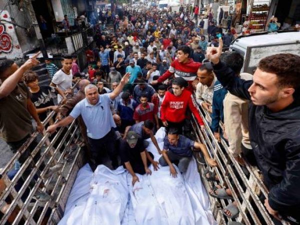 Palestinos en la Franja de Gaza