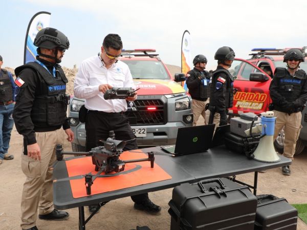 Drones para vigilancia en Antofagasta
