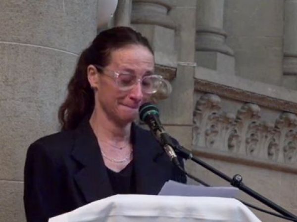 Amparo Noguera en misa fúnebre