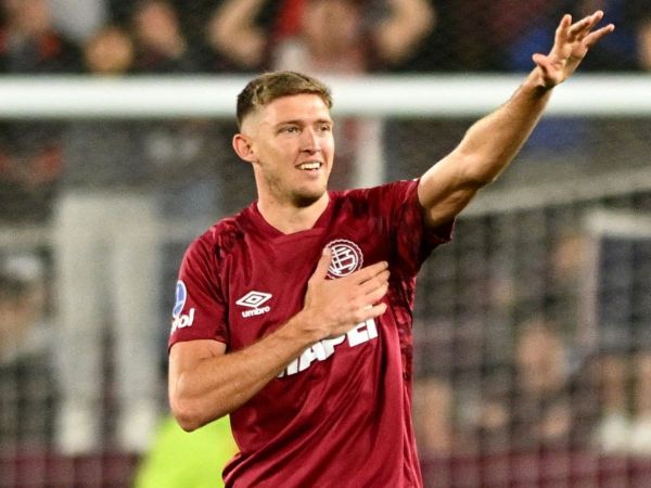 Rodrigo Castillo, autor de tres goles frente a la Universidad de Chile por Copa Sudamericana