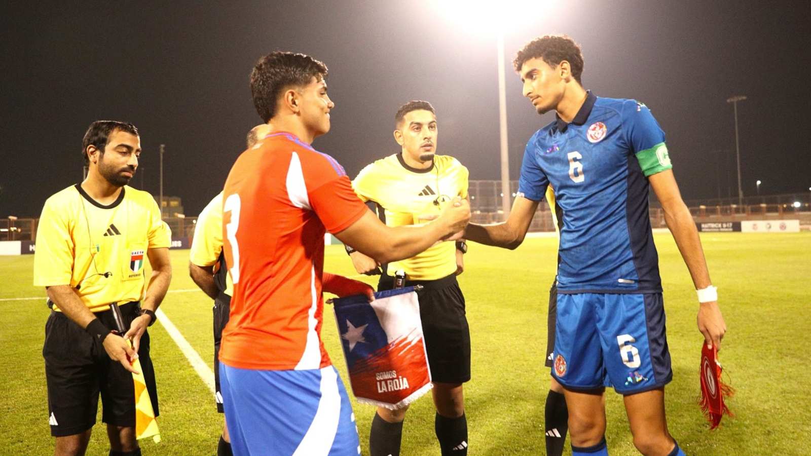 La Roja Sub 17 disputando un amistoso