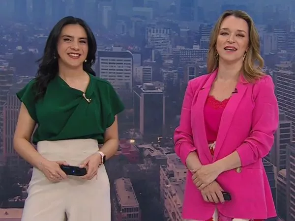 Valentina Reyes y Carla Zunino en 24 Horas Tu Mañana.