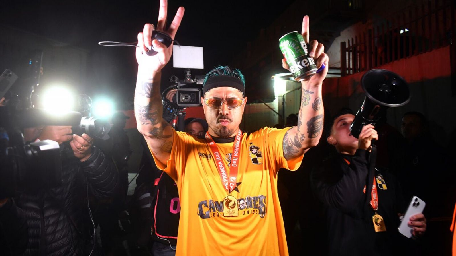 Diego Sánchez se tatuó el rostro para celebrar histórico título de Coquimbo Unido