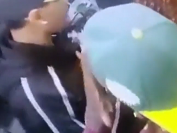 Brutal balacera desde ascensor en edificio de Independencia