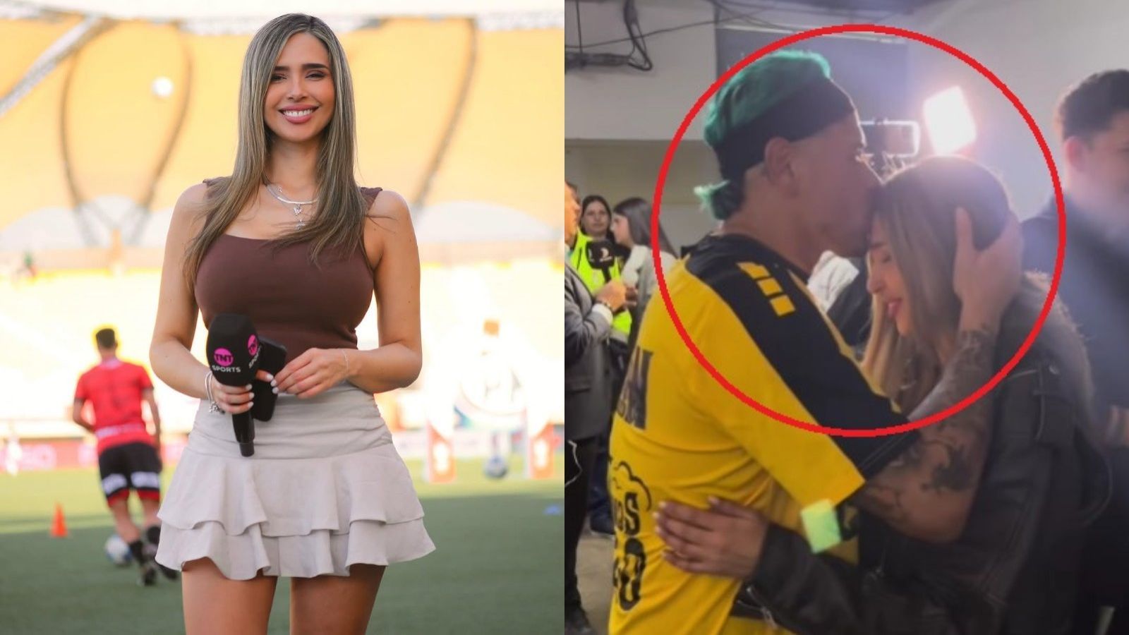 Diego Sánchez besó en la frente a Constanza Solar tras conseguir el título con Coquimbo Unido