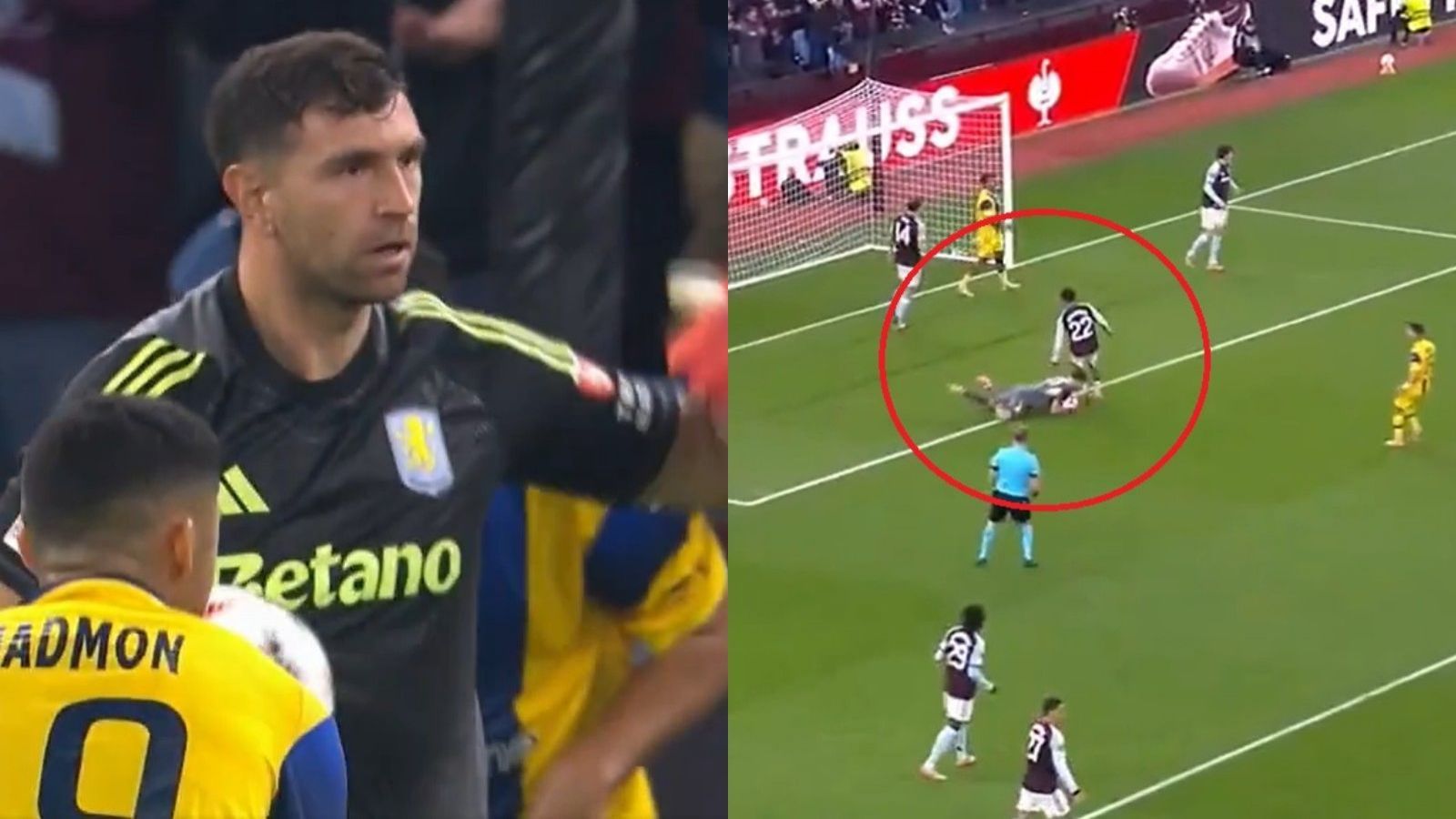 En ESPN elogiaron "atajada imposible" de Dibu Martínez y desató burlas