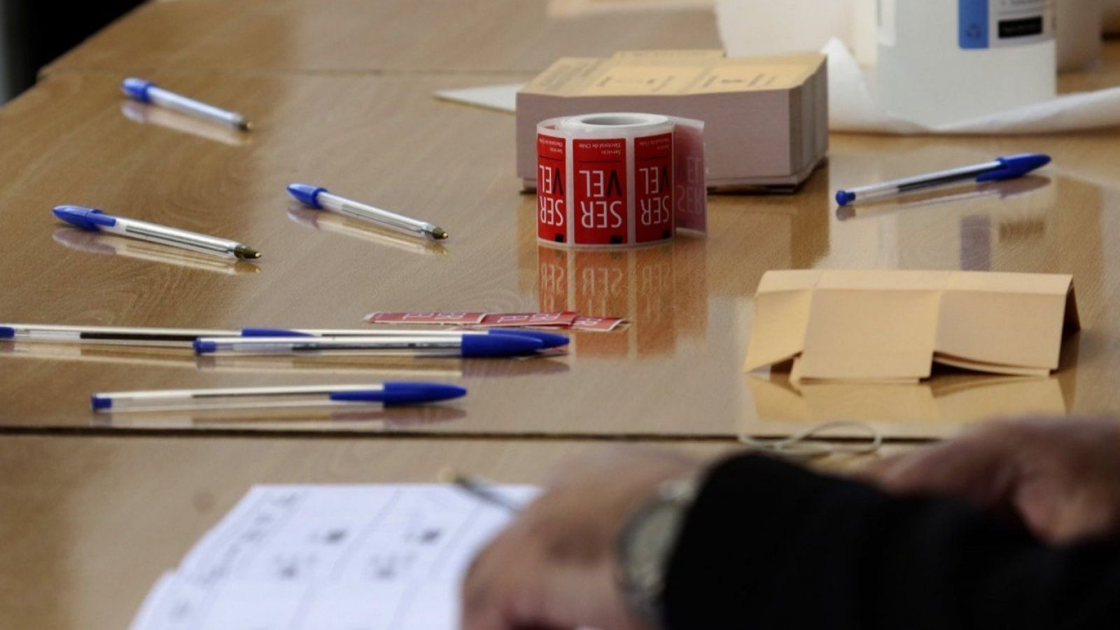 Mesa de elecciones Servel