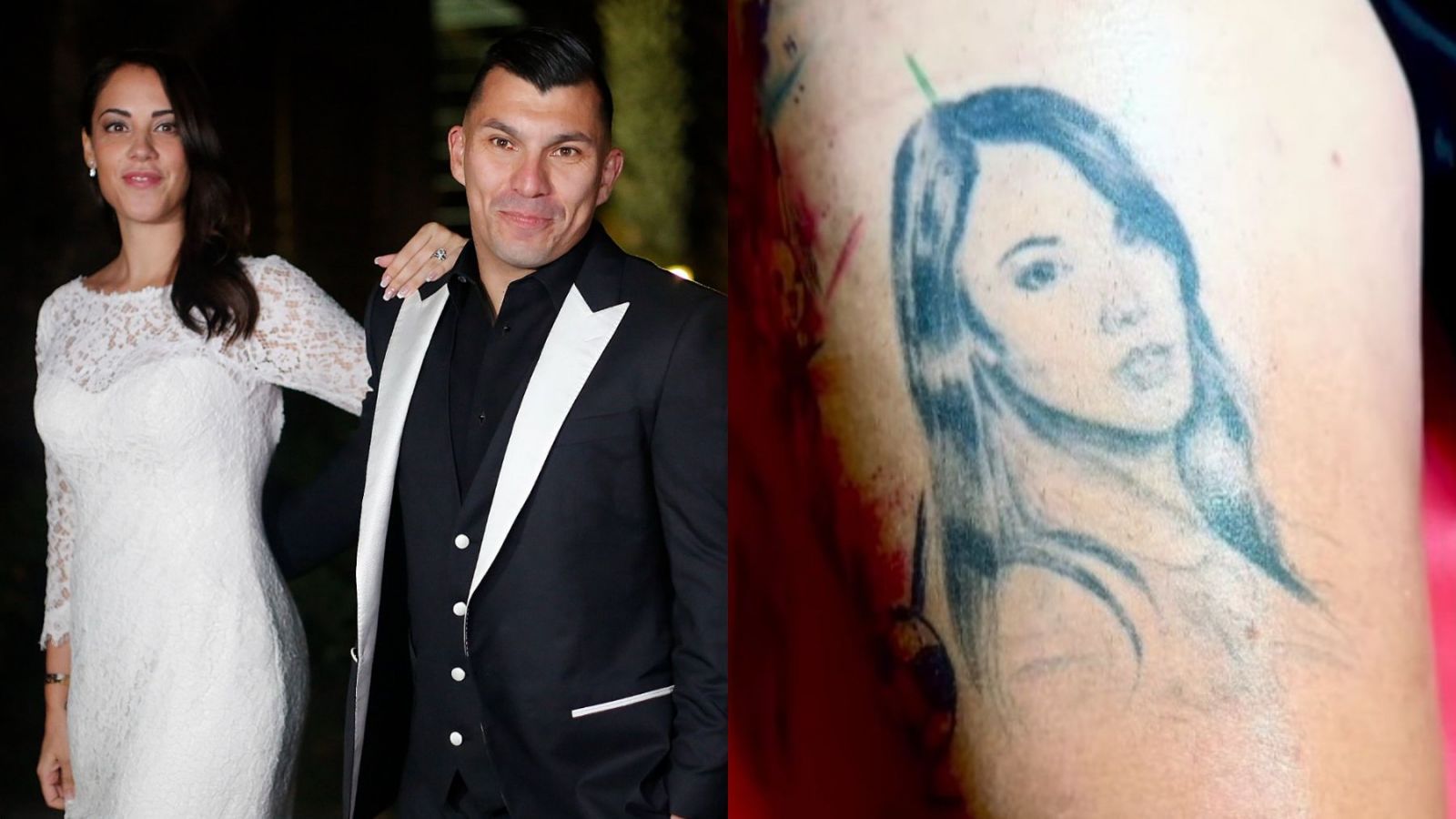 Gary Medel se cubrió el tatuaje dedicado a su ex esposa Cristina Morales