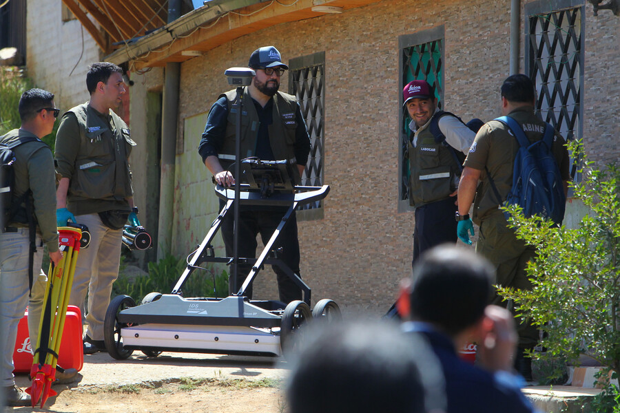 Búsqueda de cuerpos en predio de San Vicente de Tagua Tagua