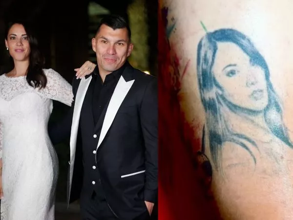 Gary Medel se cubrió el tatuaje dedicado a su ex esposa Cristina Morales