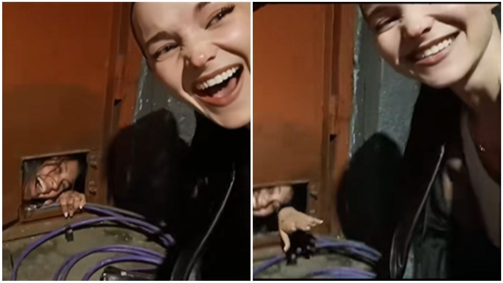 El extraño encuentro de chilena con Dove Cameron y Damiano David