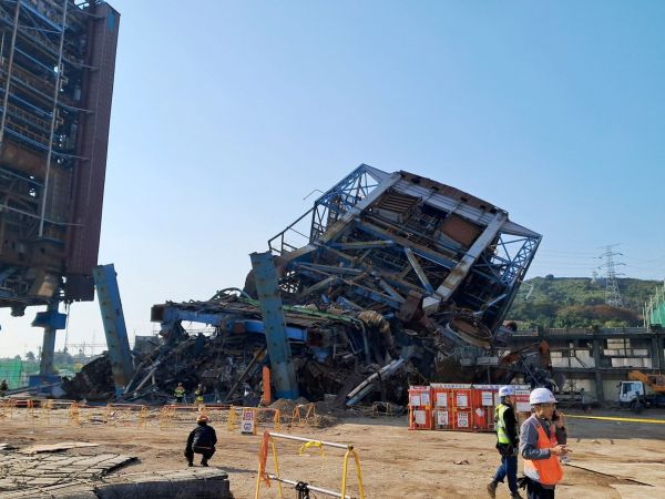 Derrumbe en Corea del Sur