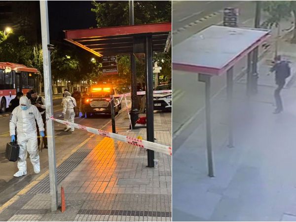 VIDEO: PDI baleó a delincuente que lo asaltó en paradero de la Alameda