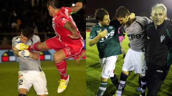 Patada de Gastón Cellerino a Mauricio Viana en 2012