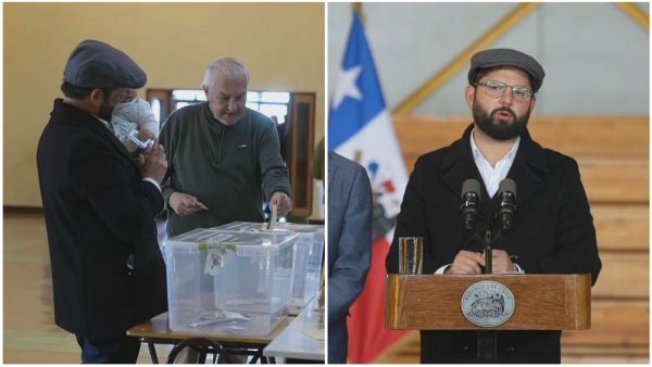 Presidente Gabriel Boric vota en Punta Arenas