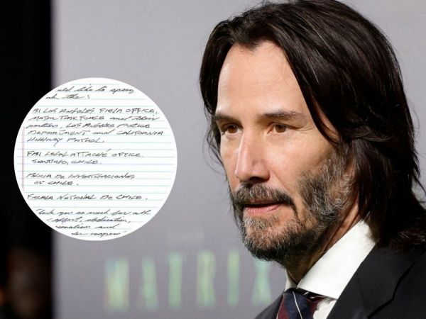 Keanu Reeves escribe carta a PDI