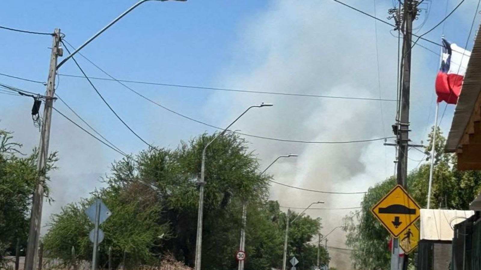 Evacuación Polpaico en Tiltil