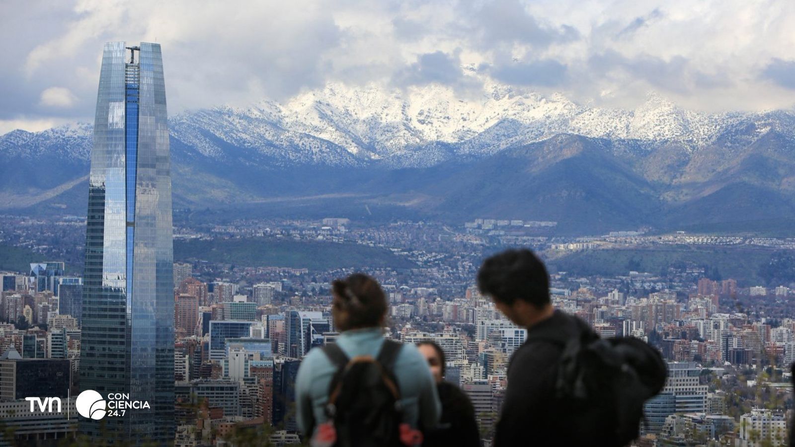 Imagen de Santiago de Chile con buena calidad de aire.