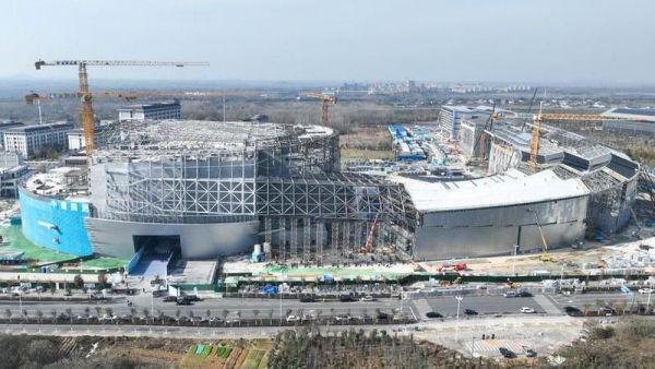 Cnstruction site of the Burning Plasma Experimental Superconducting Tokamak (BEST) in Hefei, east China's Anhui Province