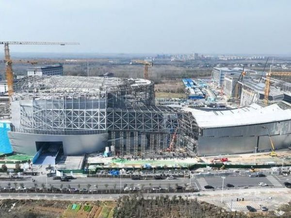 Cnstruction site of the Burning Plasma Experimental Superconducting Tokamak (BEST) in Hefei, east China's Anhui Province