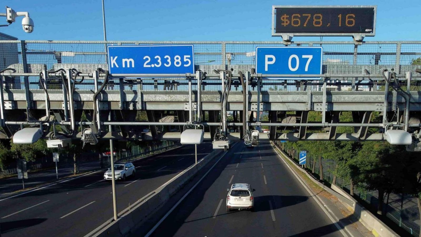 Tag en una autopista