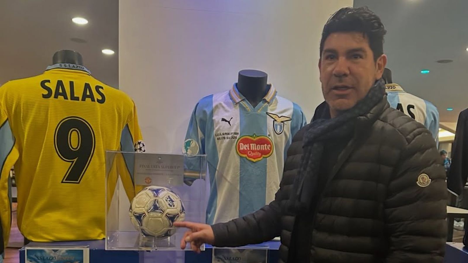 Fallido homenaje de la Lazio a Marcelo Salas