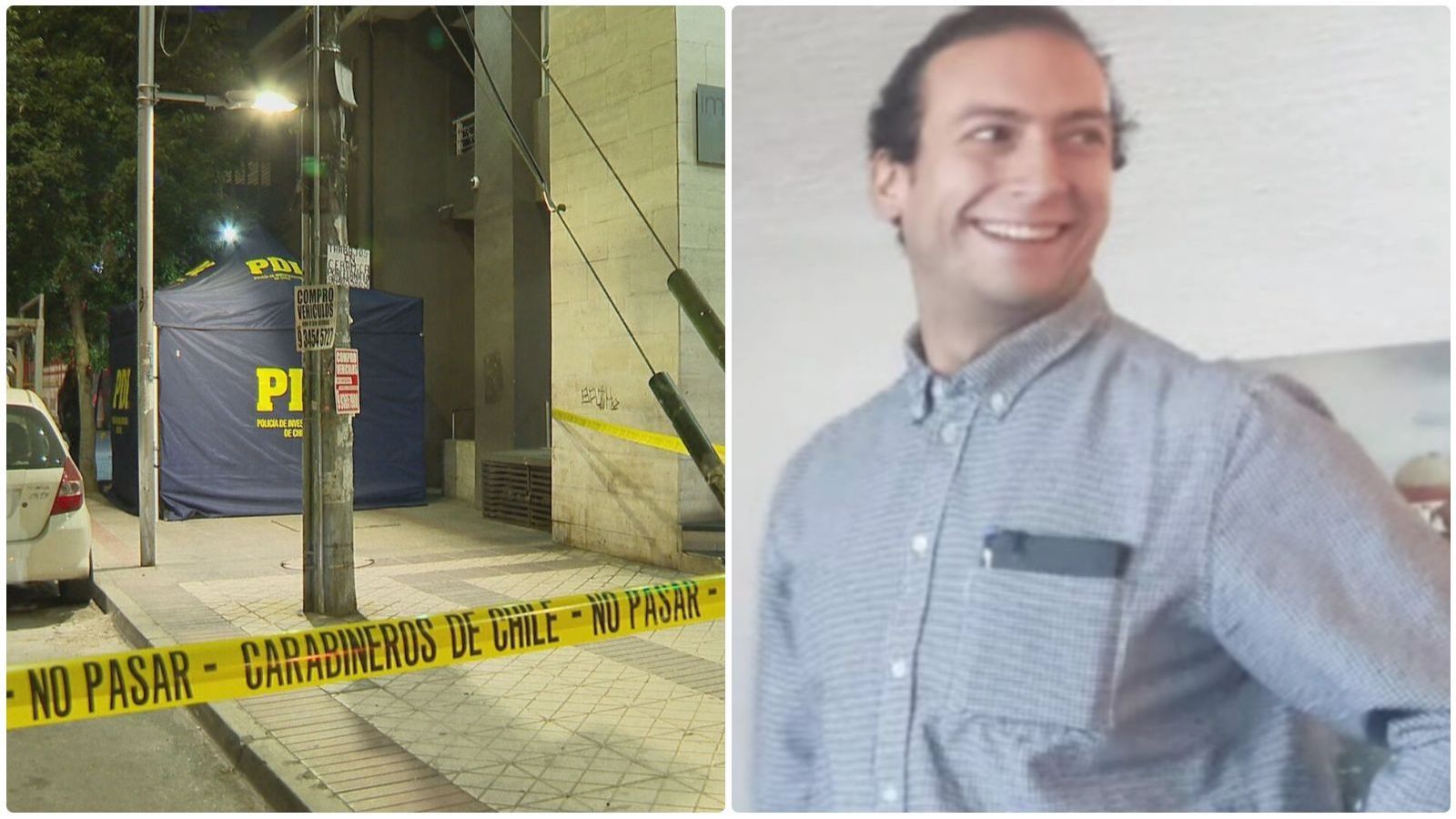 Lucas Tobías González, estudiante asesinado en Santiago Centro