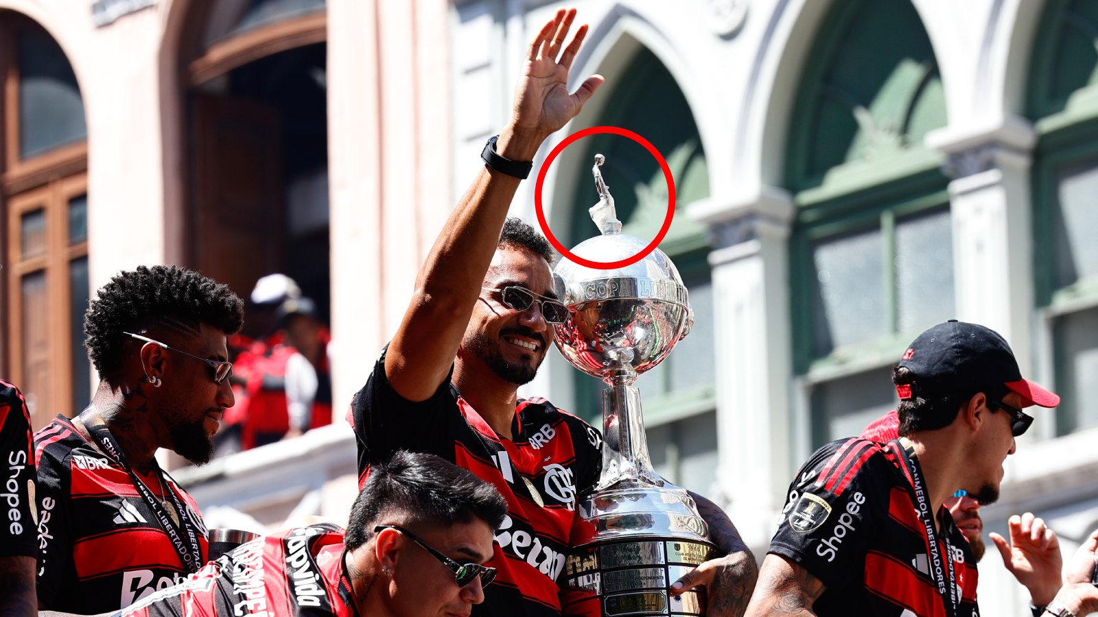 Copa Libertadores dañada en los festejos de Flamengo
