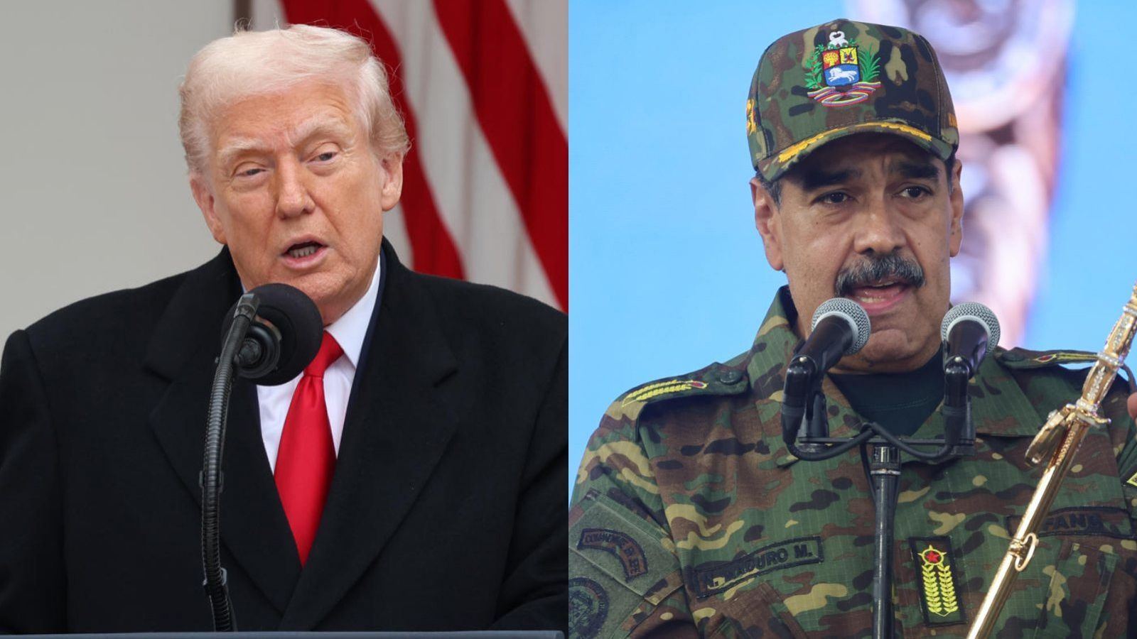 Donald Trump y Nicolás Maduro