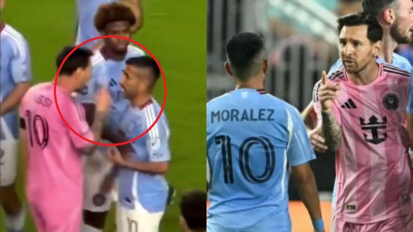 Lionel Messi protagonizó un 'picante' cruce con Maximiliano Moralez en la MLS