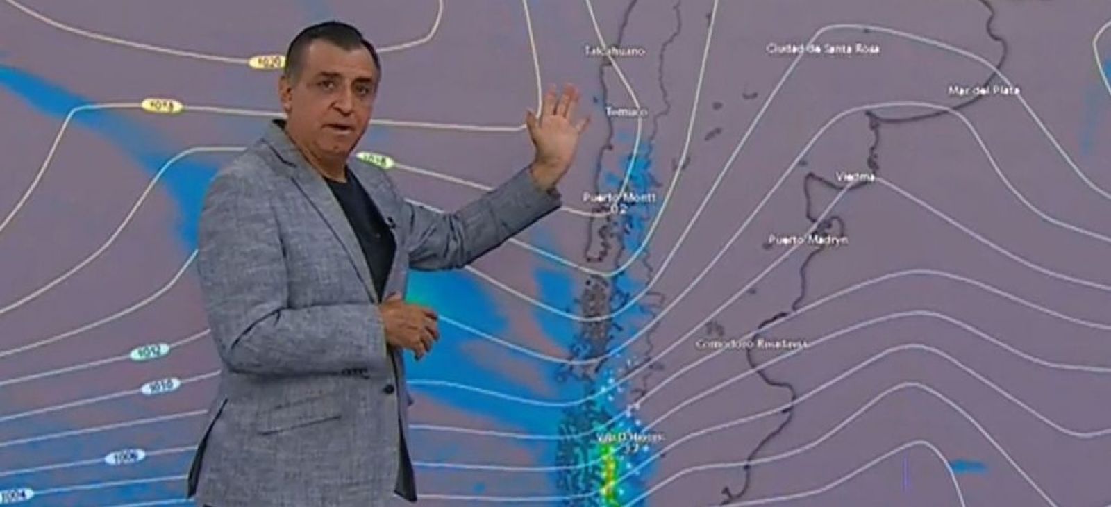 Pronóstico de el tiempo en Santiago con Iván Torres de TV Tiempo