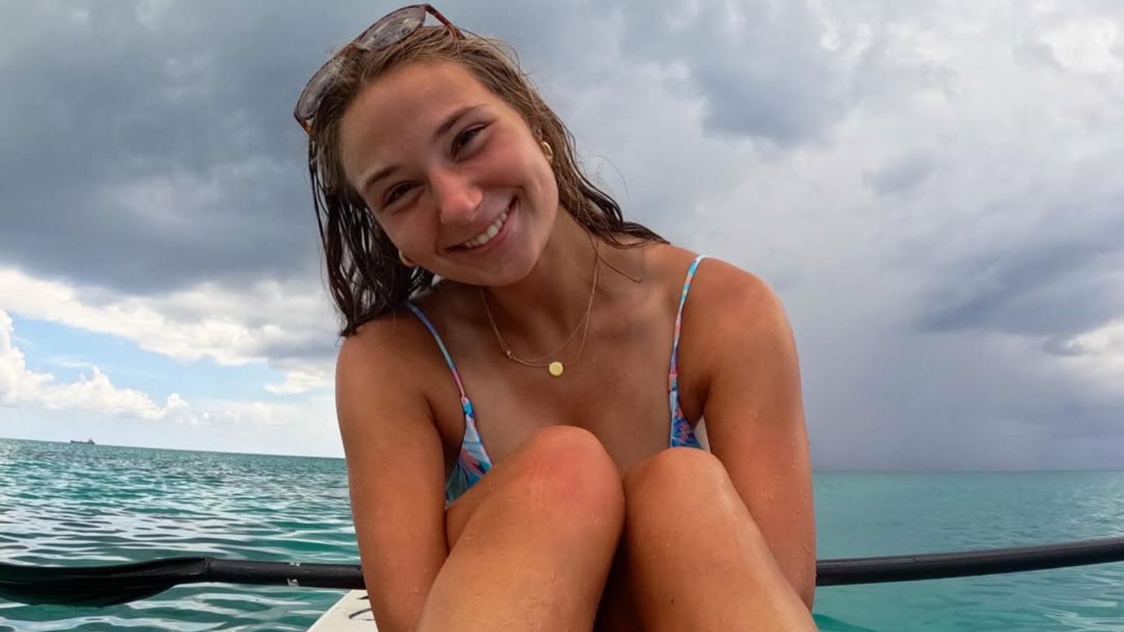 Hope Haynes, integrante del equipo de Estados Unidos que disputa la Copa Mundial femenina de hockey césped