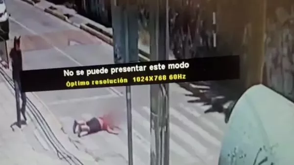 Mujer arrastrada en Valparaíso