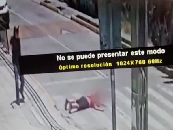 Mujer arrastrada en Valparaíso