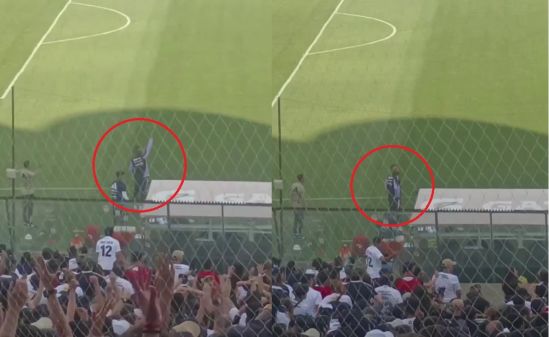 Arturo Vidal llamó la atención de los fanáticos de Colo Colo durante el partido clave ante Audax Italiano.