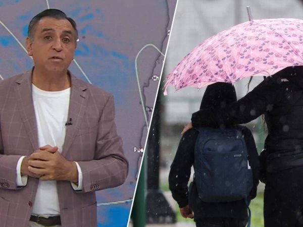 Iván Torres y lluvia en Santiago