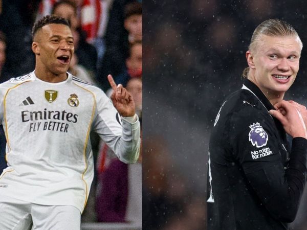 Kylian Mbappé y Erling Haaland