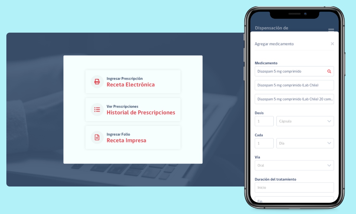 Pantallazos Sistema Nacional de Receta Electrónica (SNRE)