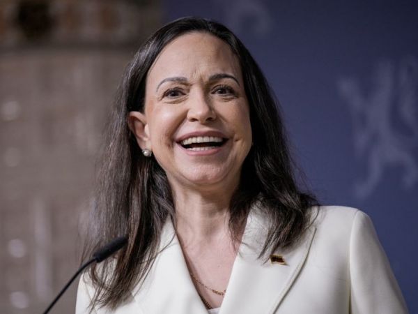 El primer discurso de María Corina Machado en Oslo: 