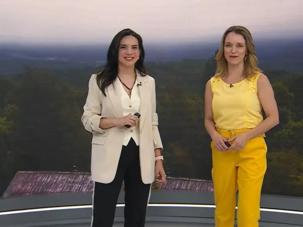 Carla Zunino y Valentina Reyes en 24 Horas Tu Mañana.