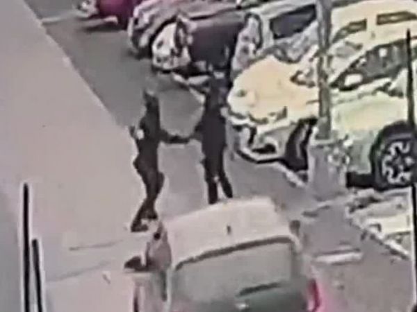 Guardias atropellados