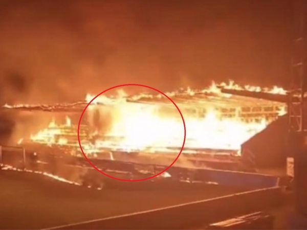 Un grupo de hinchas del Haka Valkeakoski incendió el estadio tras descenso del equipo