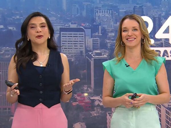 Valentina Reyes y Carla Zunino en 24 Horas Tu Mañana.