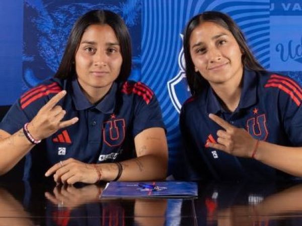 Arantza y Grettel Suazo, integrantes de la categoría Sub 20 de Universidad de Chile