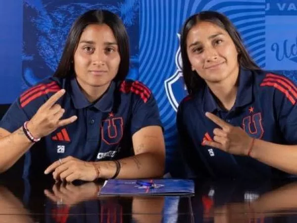 Arantza y Grettel Suazo, integrantes de la categoría Sub 20 de Universidad de Chile