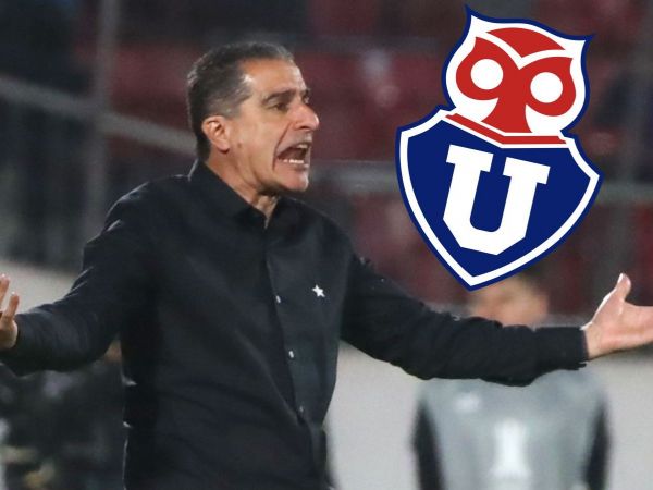 Renato Paiva dirigiendo a Botafogo frente a la Universidad de Chile