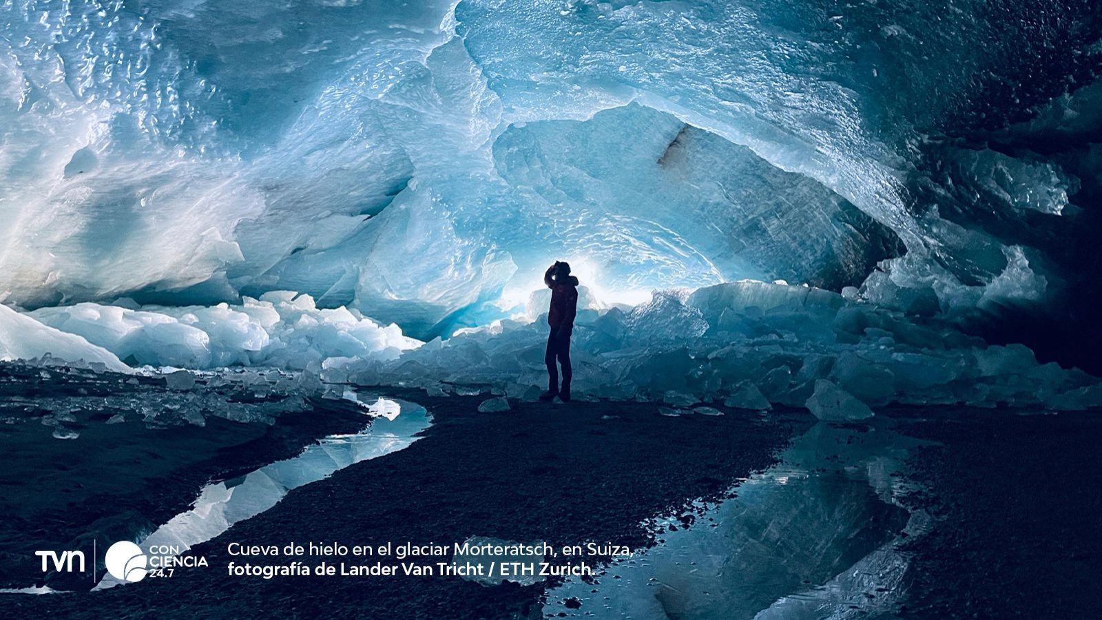 Glaciar alpino en retroceso acelerado por el calentamiento global, según estudio de ETH Zurich.